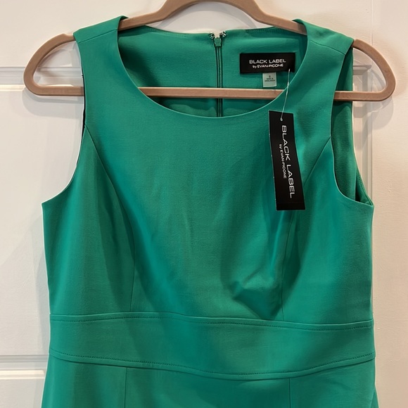 Green Sleeveless Dress NWT Black Label - Picture 2 of 4
